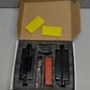 HBL' 2 Pack Hidden Door Hinges, 6 Inch Black Heavy Duty Hidden Hinges for Secret Doors, 3-Way Adjustable to Bulid Conceal Bookcase Door