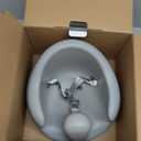 Nuby My Floor Seat - Portable Baby Chair with Soft Foam Cushion, Safety Harness, and High Back Design - 4+ Months - Gray