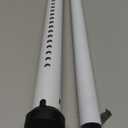 AceMining Sliding Door Security Bar,Heavy Duty Sliding Patio Door Lock Bar, 20-50inch Adjustable Multi-use Window Security Bars, Sliding Door Stopper,White,1Pack