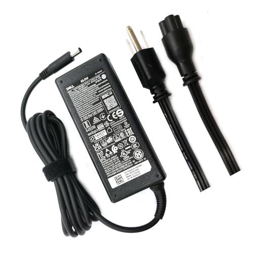 Dell 65W 4.5mm tip Laptop Charger,Latitude 3320 3330 3340 3420 3430 3435 3440 3450 3520 3530 3535 3540 AC Adapter, Black, DA65NM191
