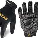 Ironclad Box Handler Work Gloves BHG, Extreme Grip, Performance Fit, Durable, Machine Washable, (1 Pair), Black L