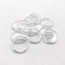 Discbound Expansion Discs, Suitable for Customized Disc Bound Notebooks Planners Journals Binders Scrapbooking, Clear, Plastic, Pack of 11 (1.5 Inch (38mm))