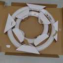 FC8T9/CW 22W and FC12T9/CW 32W Cool White Round Fluorescent Light Bulb Set, 8 inch T9 22 Watts & 12 inch 32 Watts Circular Bulbs Pack, Circline Kitchen and Bath Light Bulbs, CRI 80, 4100K, G10q Prong