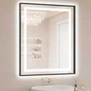 30"x36" LED Bathroom Mirror with Lights, Front & Backlit, Anti-Fog, Dimmable, 3 Color Temperature, CRI 90+, LED Mirror for Bathroom with Premium Full Aluminum Frame, Touch Control with Memory