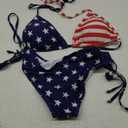 American Trends Women String Triangle Bikini Set Swimsuit Two Piece Bathing Suit Cheeky Swim Suit Swimwear (Small)
