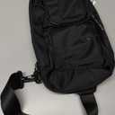 BANGE Sling Bag for Men,Shoulder bags Crossbody Sling Backpack for Men and Women (Black)