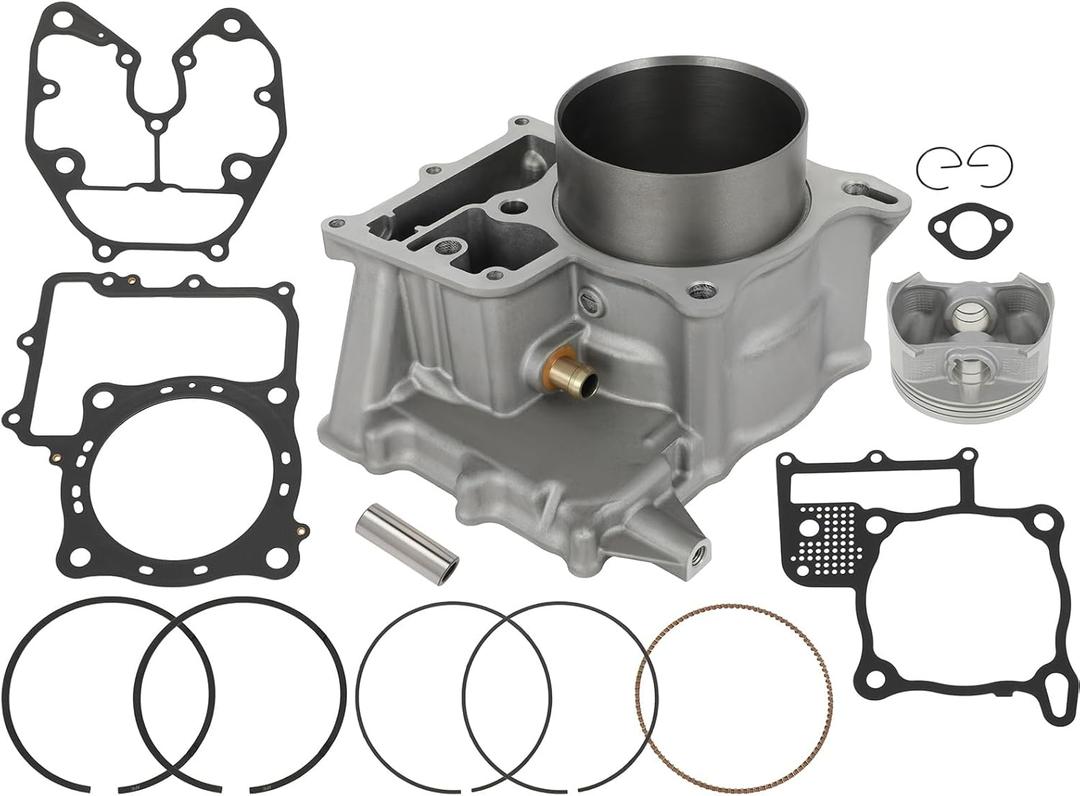 SCITOO Cylinder Piston Gasket Top End Rebuild Kit for Honda for Pioneer 700 SXS700M2 2014-2021, for Honda for Rincon 680 TRX680FA 2016-2018 102mm 675cc 12100-HN8-A60 12100-HN8-A58 13101-HN8-A60