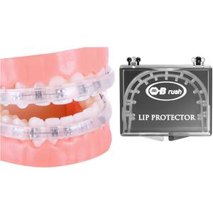 Comfort Covers for Braces - Orthodontic Mouth Guard, Lip Protector, Wax Alternative, Lip Shield for Brackets