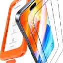 UltraGlass UNBREAK TOP 9H+ Armor for iPhone 16 Screen Protector [No.1 Military Grade Shatterproof] Screen Protector iPhone 16 Tempered Glass 6.1" [Longest Durable] Full Coverage, 2 Pack