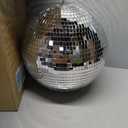 Disco Ball Mirror 12 Inch Hanging Lighting Ball for DJ Club Stage Bar Party Wedding Holiday Decoration, Large
