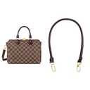 jiesinlov 27.5inches Vachetta Leather Shoulder Rolled Strap Replacement,Bags Strap for Soft Lucky Speedy 25 30 Handbags (Coffee)