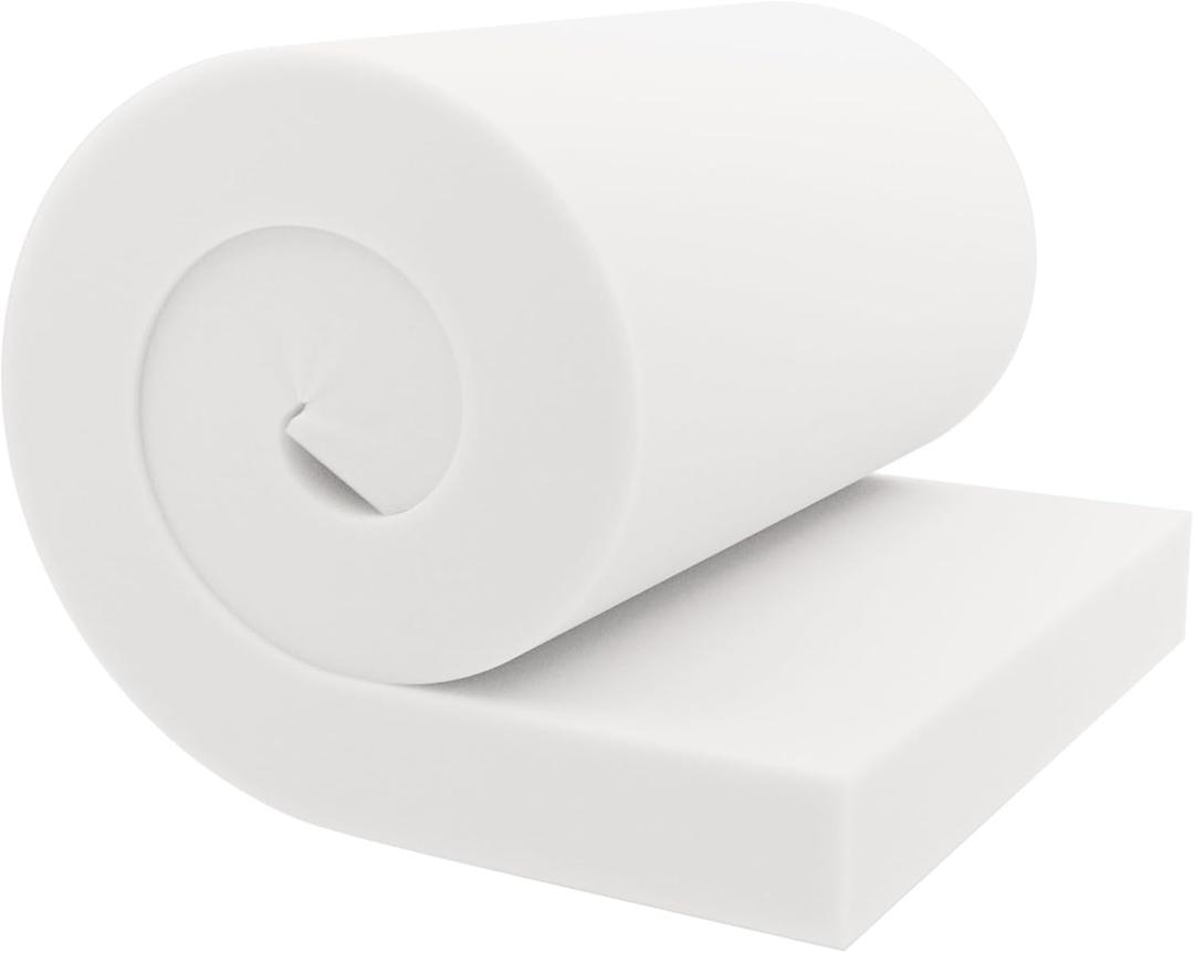 GoTo Foam 4" Height x 24" Width x 72" Length 35ILD (Semi-Firm) Upholstery Cushion Made in USA