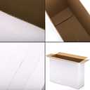 Peohud 30 Pack Shipping Boxes, 12 x 9 x 4 Inches White Cardboard Corrugated Boxes, Mailing Boxes for Small Business Packing Moving and Storage