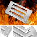 304 Stainless Steel 67060 Heat Deflector for Spirit II 200 and Spirit II 300 Series, Grill Parts for Spirit ii e-210, Spirit e310 Model Years 2017 and Newer, Weber GS4 Spirit II Heat Deflectors