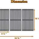 463215515 G519-A400-W1 Grill Grates Replacement Parts for Charbroil Commercial Tru Infrared Grill Parts 3 Burner 463241313 463241314 4 Burner 463268008 Classic 463215514 463215512 Cooking Grates