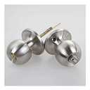 Shop Stainless Steel Home Interior Rooms Locking Privacy Round Door Knob Handle Set with Keys