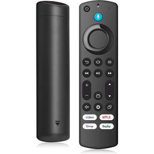 Remote Control Replacement Compatible with All Fire Omni QLED Serie, for Hisense, TCL Smart TV Stick (2nd Gen/3rd Gen/4K/Lite/4K Max), TV 3rd Gen/Cube/Insignia/Pioneer with Voice Control