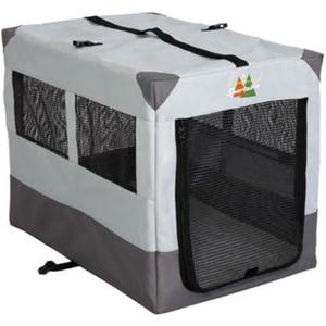 MidWest Homes for Pets Canine Camper Sportable, 30-inch Portable Tent Crate for Dogs, Soft-Sided, Folding Frame, Mesh Windows, Zip Door, Water-Resistant, Includes Pad