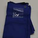 4 Pcs Interoffice Mailer Canvas Transit Sack Zipper Bag 18" x 14" Large Zipper Pouch with Grommet Interoffice Mail Bag (Blue)