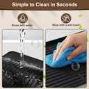 3-Piece Silicone Coffee Mat Set for Ninja ES601/ES701 - Compatible Non-Slip Waterproof Top/Bottom Mats & Drip Tray - Countertop Protector for Ninja Luxe Caf Espresso Accessories