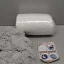 Orthopaedic Round Dog Beds for Large Dogs Washable with Removable Cover,Extra Comfort Calming Foam Cooling Gel Pet Bed with Waterproof Plush Cushion,Fluffy Anti Anxiety Cuddler for Sleep 36 Inch,Grey