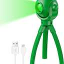 TOLYS Frog Kids Flashlight  Rechargeable LED Torch with 8 Color Modes, USB-C, Fun Flashlight for Boys & Girls, Perfect for Parties, Camping & Outdoor Adventures