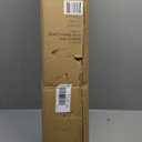 Brightech Helix Modern Color Changing LED Floor Lamp - 48 Tall Lamp with RGB Color Gradient and Contemporary Twisting Column Pole - Corner or End Table Standing Lamp - Built-in NO APP - Black