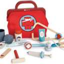 Tender Leaf Toys - Doctor's Bag - Doctor Pretend Play Toy Medical Kit for Children- Promotes Imaginary and Creative Roleplay, Helps to Create Health Awareness - Age 3+