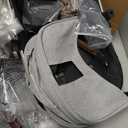 UPPAbaby RumbleSeat V2+ Second Lower Seat/Compatible with Vista V2 and Vista V3 / Adapters, Bumper Bar, Bug Shield Included/Stella (Grey Brushed Mlange/Silver Frame/Chestnut Leather)