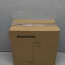 BoostArea Tree Texture Shade Floor Lamp - 8W LED Arched Standing Lamp with Linen Shade, Mid Century Design for Living Room, Bedroom, Office