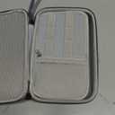 Hard Electronic Organizer Travel Case for MacBook Power Adapter Chargers Cables Power Bank Apple Magic Mouse Apple Pencil USB Flash Disk SD Card Hard Drive Waterproof Shockproof Carrying Case, Grey