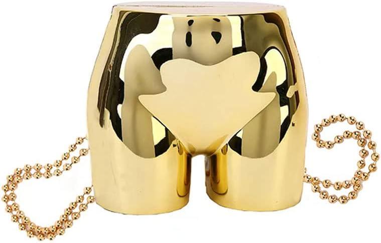 Mini Evening Bag for Women Fashion Handbag Satchel Purse Shoulder Bag Crossbody Purse (Golden Hip)