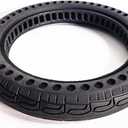 Bicycle Solid Tire 14x2.125, Rubber Honeycomb Tubeless Tire, 14 Inch Explosion-Proof Anti-Puncture Solid Tires, for Electric Bike