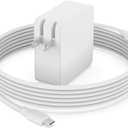 Type C 65W AC Charger Fit for Samsung Galaxy Book 2 360 NP730QED,Galaxy Book 2 Pro NP950XED NP930XED,Galaxy Book 2 Pro 360 NP930QED NP950QED,Galaxy Chromebook 2 360 XE520QEA Laptop Power Adapter Cord