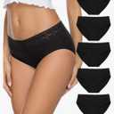 Women's Cotton Bikini Brief Underwear, Multipacks
