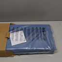 PETNF Pet Heating Pad Temperature Adjustment Dog Anti-bite Puppy with Timer Indoor Waterproof Pet Warming Electric Heated Bed Mat Dog (L: 29.5'' x 17.7'', Blue)