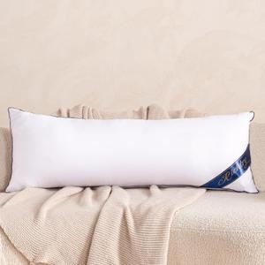Premium Memory Foam 14 x 36 Inch Throw Pillow Insert - Decorative Lumbar Throw Pillow for Living Room, Sofa and Couch, 14 x 36 Inch, White