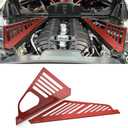 Bevinsee Engine Bay Panel Cover Aluminum 2PCS for C8 Corvette Accessories