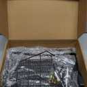 3-in-1 Magnetic Fruit & Vegetable Basket with Spice Rack Shelf for Fridge - Wall Mount Countertop Kitchen Wire Storage Organizer for Produce Potato Onion, Kitchen Essentials and Decor, Rustic