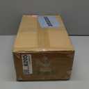 Johuivo White Paper Bags with Handles, 50 Pcs White Shopping Paper Bags, Recyclable Kraft Gift Bag and Retail Bag for Small Business, Grocery, Party Favors, 16x6x12 Inches