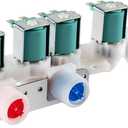 WH23X29538 Washer Water Inlet Valve for GE, Replacement Part 4977241 AP6990115 PS16217225 EAP16217225 33090201 C-163/21-A13 0024000126GB