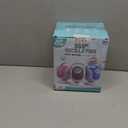 Joyfuture Bubble Machine - Automatic Bubbles Blower for Kids, Toddlers - 360 Rotation & 75 Adjustment, Bubble Toys with LED Light - Gifts for Boys, Girls, Halloween, Outdoor, Birthday, Party (White)