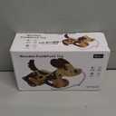 Montessori Toys 1 2 3 4 Years Old Boys Girls Wooden Walking Pull Dog Toy for Baby Toddler, Pull Along Walking Toys, Walk Along Puppy Pull, Wooden Pull & Push Toy