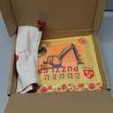 AEH Story 2D & 3D Foam Puzzle for Kids Ages 3+, Excavator Construction Travel Toy, Quiet Screen-Free Busy Bag for Airplanes & Road Trips, Montessori STEM Learning Activity  Orange