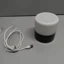 3-in-1 Security Camera with 128GB SD Card, Bluetooth Speaker & Night Light, 1080P Wireless Indoor Camera, AI Motion Detection, 180 Rotating Camera, Cloud Storage, Pet/Baby Monitor (White)