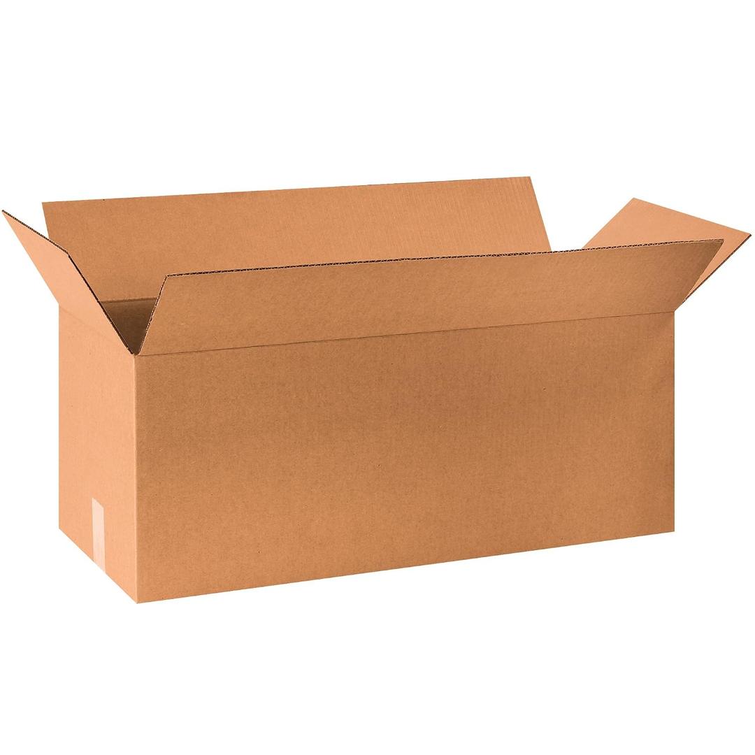 BOX USA 30x12x12 Long Corrugated Boxes, Long, 30L x 12W x 12H, Pack of 15 | Shipping, Packaging, Moving, Storage Box for Home or Business, Strong Wholesale Bulk Boxes