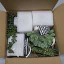 Winlyn 3 Pcs Small Potted Plants Artificial Succulents Hanging Plants and Faux Tropical Snake Plant in Black Geometric Pots for Modern Home Kitchen Windowsill Table Shelf Indoor Outdoor Greenery Decor. 1 Vase Is Broken