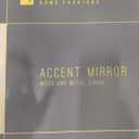 Modavari Home Fashions, Accent Mirror Wood and Metal Finish, 30x40