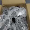 VERYTOP Back-Saving Salon Tray on Wheels, Adjustable Height (25-36inch) Rolling Cart for Hair Stylists, Tattoo Artists, Lash Techs—Spa Clinic Home Salon Trolley (36inch-Black, 12.3×16inch)