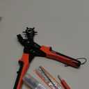 Revolving Punch Plier Kit, XOOL Leather Hole Punch Set for Belts, Watch Bands, Straps, Dog Collars, Saddles, Shoes, Fabric, DIY Home or Craft Projects, Heavy Duty Rotary Puncher, Multi Hole Sizes Make